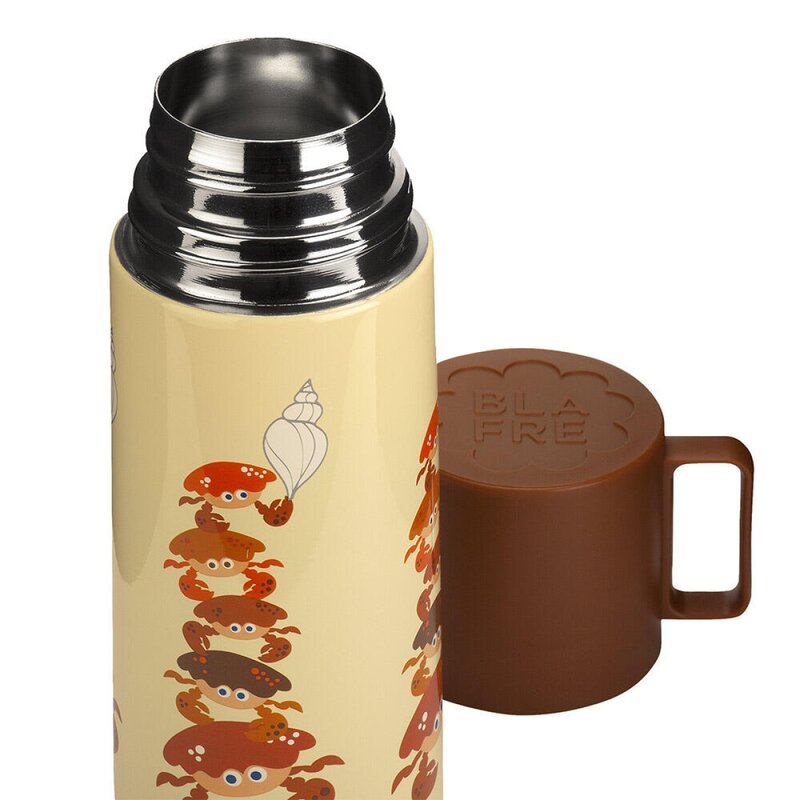 Flo og fjære termos 350 ml gul