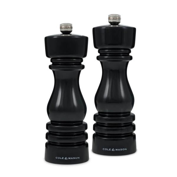 London salt- og pepperkvern 18 cm 2 stk svart