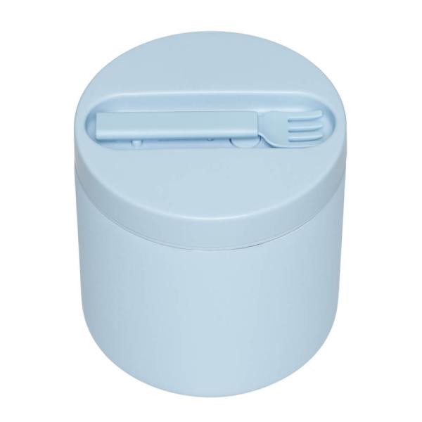 Travel mattermos 0,53L lys blå