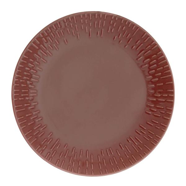 Confetti dessertallerken 21 cm bordeaux