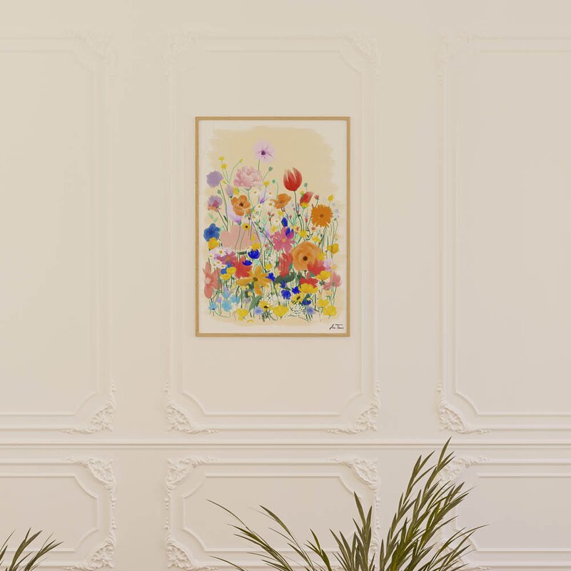 Anna Thomsen poster 50x70 cm field of flowers no1
