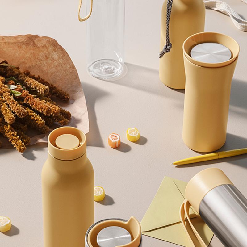 To Go Urban termokopp recycled 35 cl golden sand