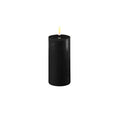 LED kubbelys 5x10 cm svart