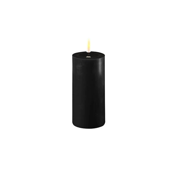 LED kubbelys 5x10 cm svart