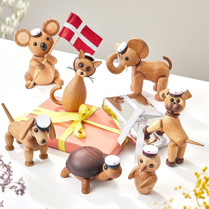 Snap trefigur dachshund 12 cm