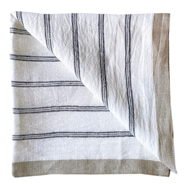 Maya serviett 50x50 cm navy stripe