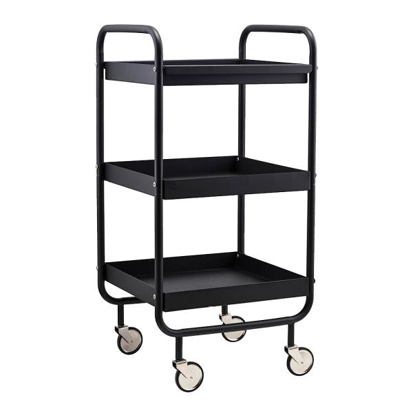 Roll trillebord 42x38x85 cm svart
