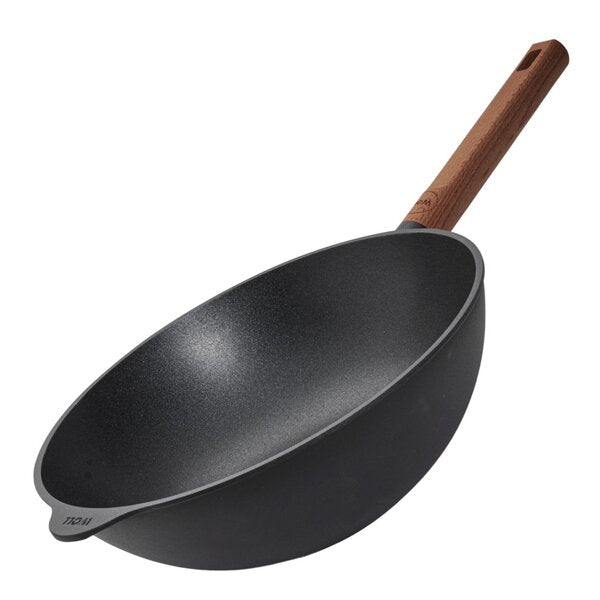 ECO Logic QXR wokpanne 28 cm fast trehåndtak