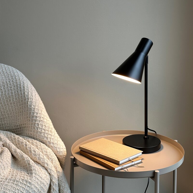 DL12 bordlampe 44,5 cm svart