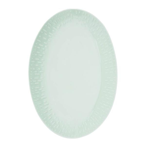 Confetti ovalt fat 36x25,5 cm pistachio