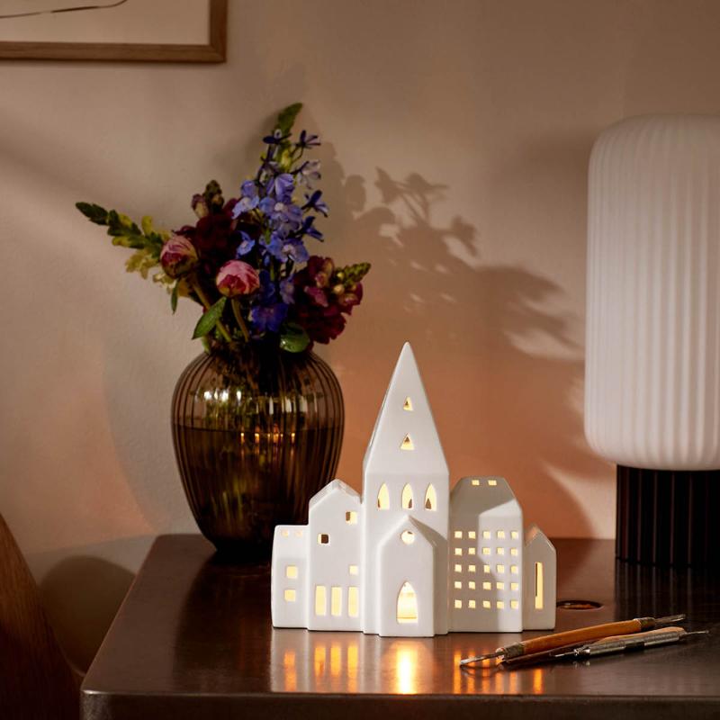 Urbania lyshus City 21 cm hvit