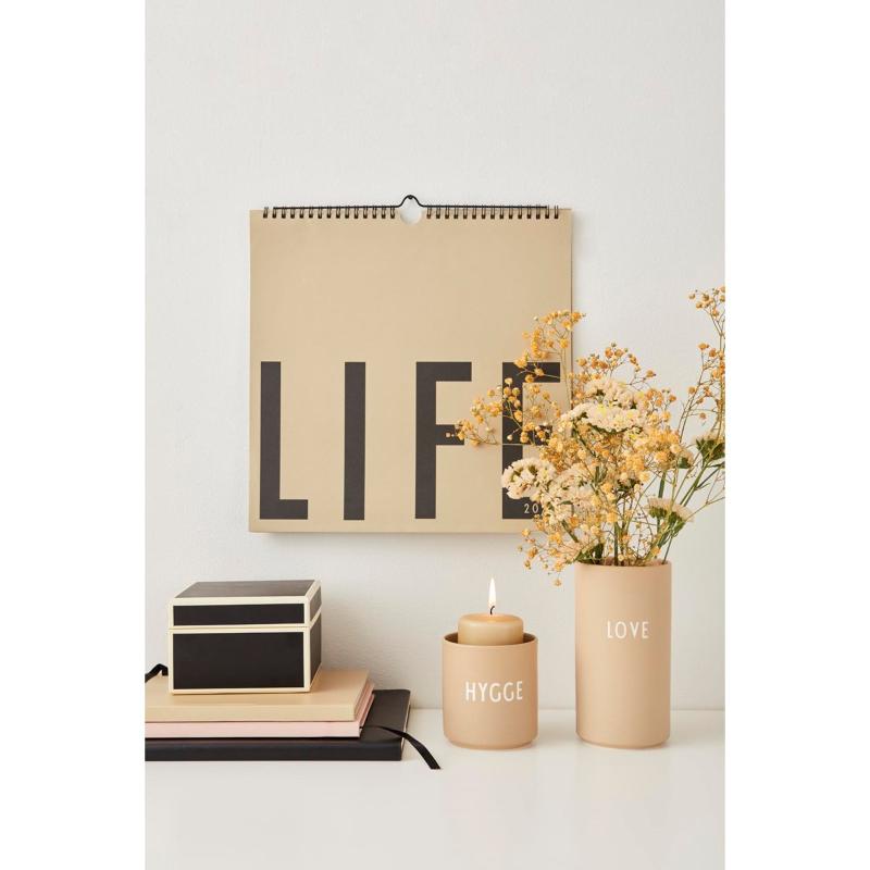 Favourite vase 15 cm love beige