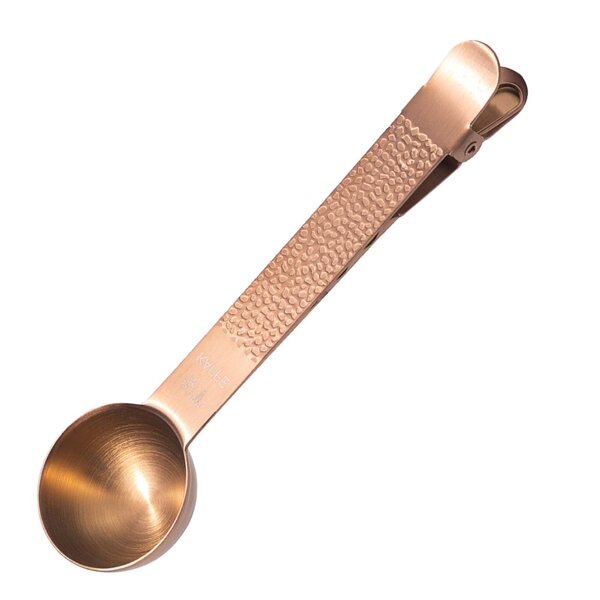 Frost kaffeskje m/klemme kobber