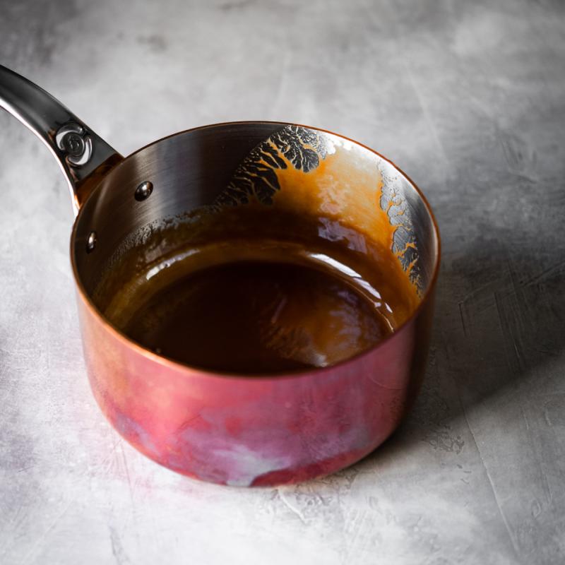 Prima Matera kasserolle 2,5L 18 cm kobber/rustfritt stål