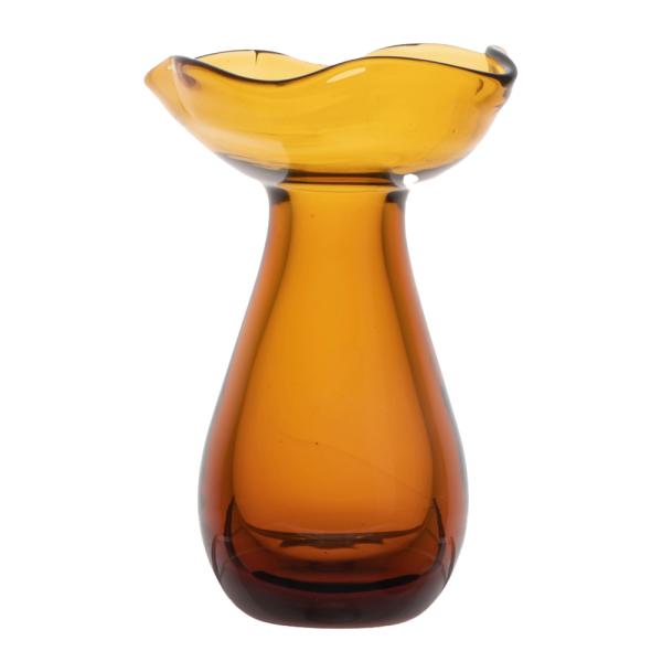 Viva svibelvase mini 14 cm amber