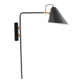 Club vegglampe 62x46 cm svart