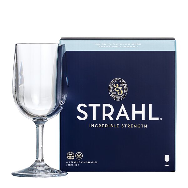 Vinglass 24,5 cl 4 stk polykarbonat