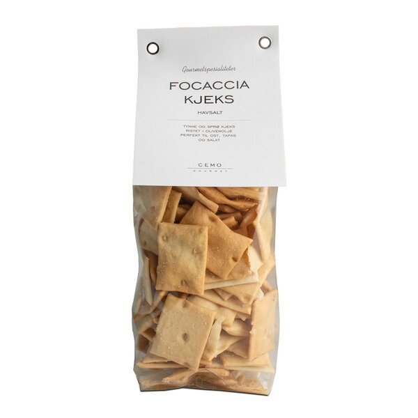 Focacciakjeks havsalt 190g