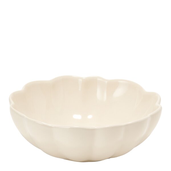 Lotus skål 16 cm krem