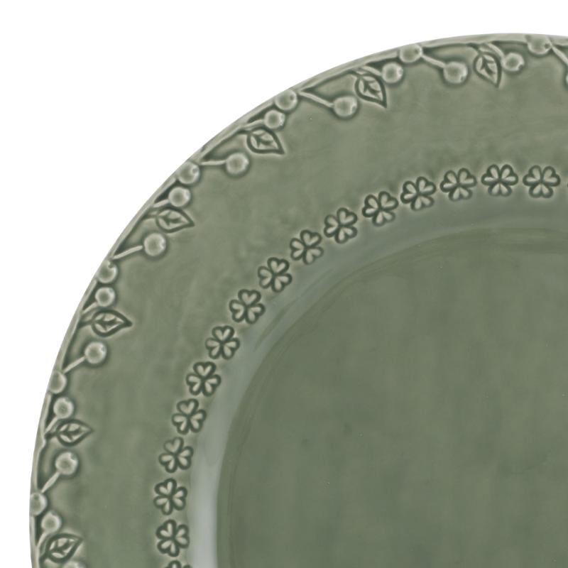 Flora middagstallerken 29 cm grønn