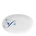 Alfabet oval tallerken P 23 cm