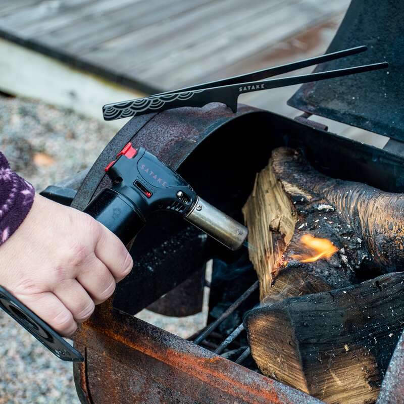Gassbrenner Flame King svart