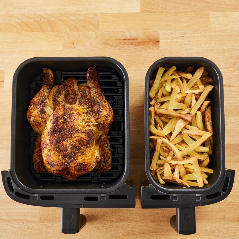 Dual Easy Fry & Grill airfryer 5,2/3,1L coal grey