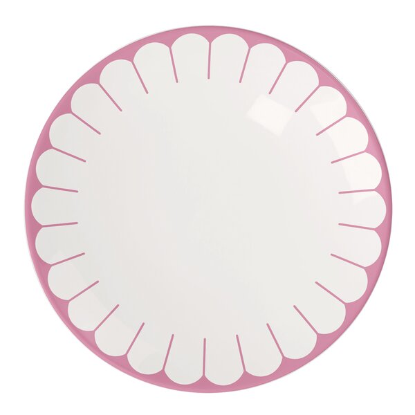 Fleur cassis frokosttallerken/desserttallerken 21 cm rosa