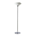 DL31 gulvlampe 133 cm opal/krom