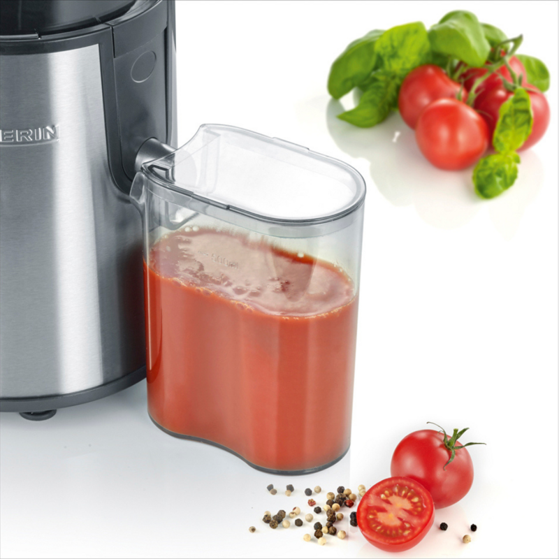 Juicer 500ml 400W stål