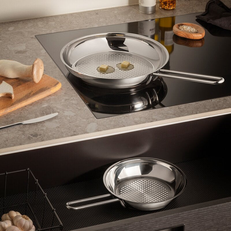 Stainless Steel stekepanne 20 cm honeycomb