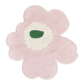 Unikko badematte 73 cm blomsterform rosa/hvit/grønn