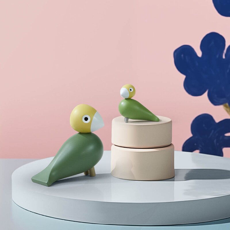 Fuglepar Liv & lykke grønn