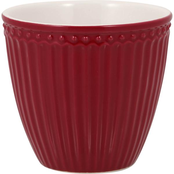 Everyday Alice lattekopp 35 cl dark red