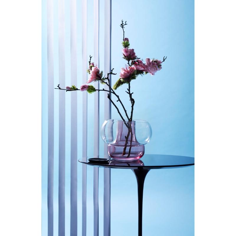 Cado vase H24 cm plomme