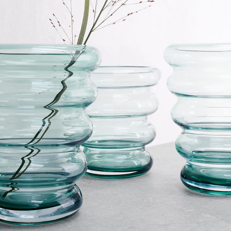 Infinity vase 20 cm mint