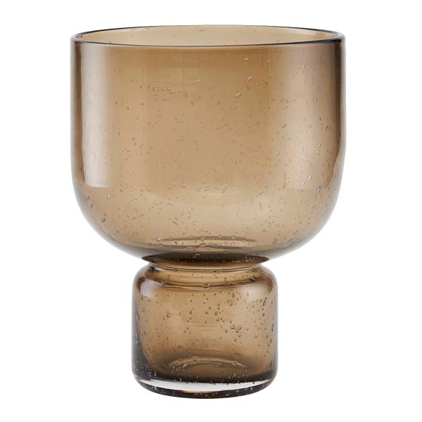 Farida vase 22 cm brun