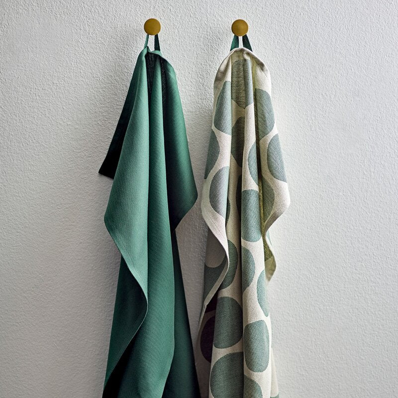 Bubbles kjøkkenhåndkle 50x70 cm 2 stk pine green