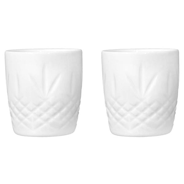 Crispy Porcelain krus 28,5 cl 2 stk hvit