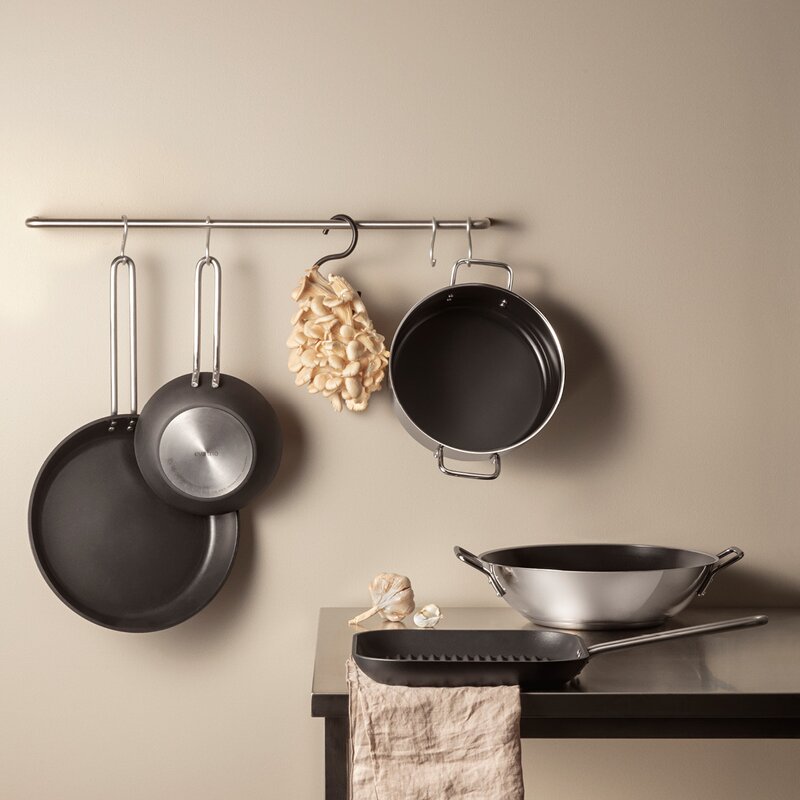 Stainless Steel sautégryte 3,5L keramisk Slip-Let® belegg