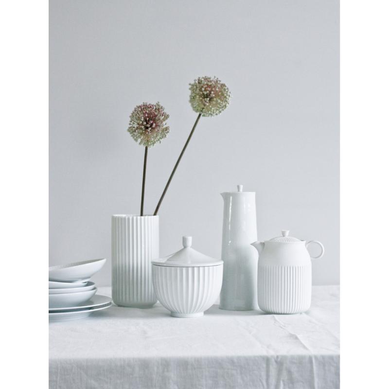 Bonbonnier ø14 cm hvit