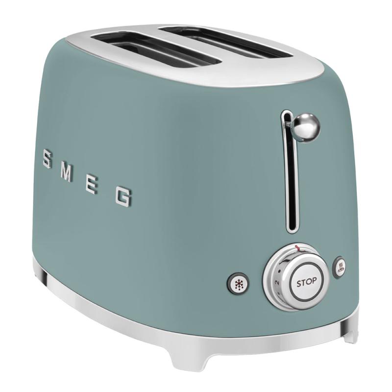 Brødrister 2 skiver TSF01 emerald green