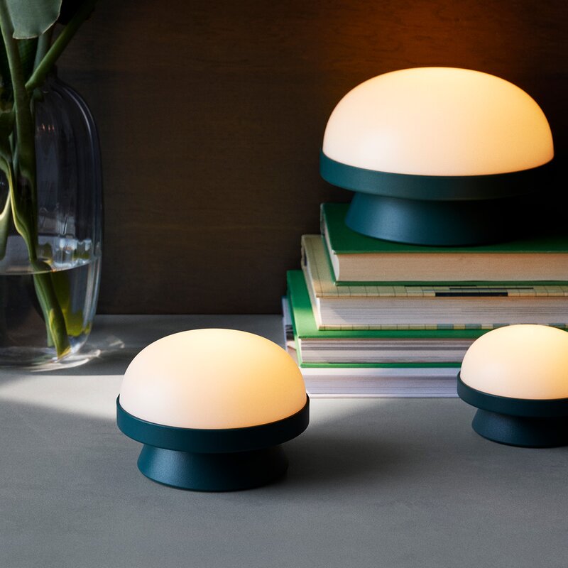 Soft spot solar dots lampe 10,5 cm forest green