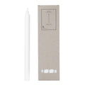 Rustic kronelys med spiss topp 2,1x29 cm pure white