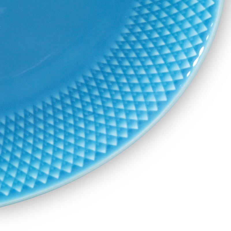 Rhombe Color oval serveringsfat 28,5x21,5 cm blå