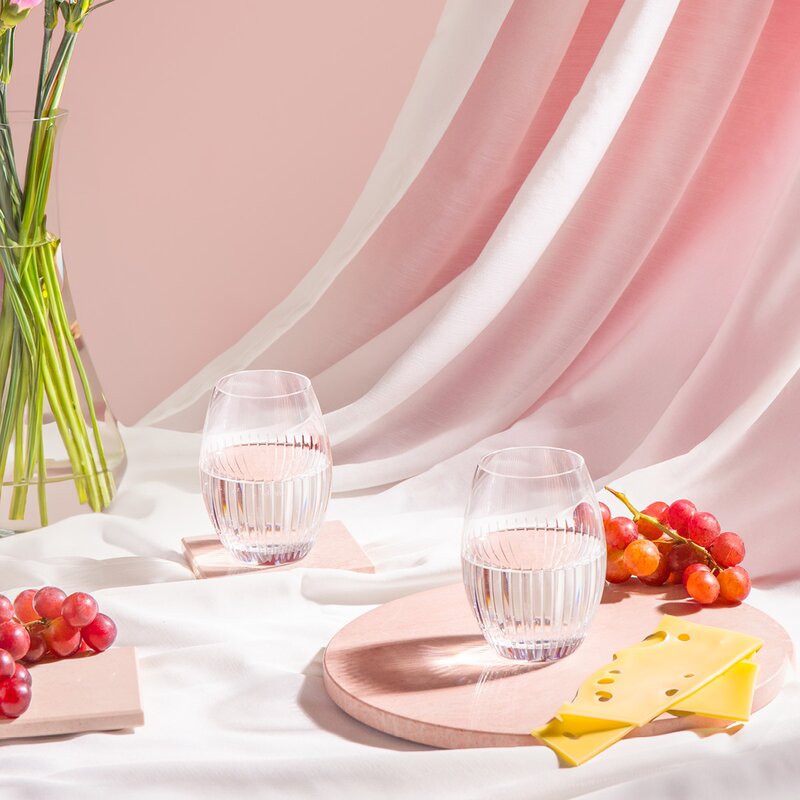 Marmor serveringsbrett 25 cm rosa