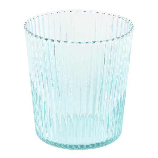 Ribbed Elegance glass Lucky 25 cl turkis