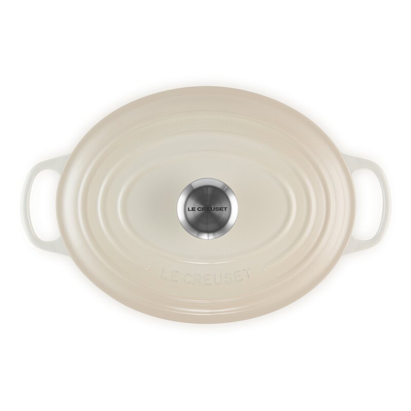 Oval gryte 4,1L meringue