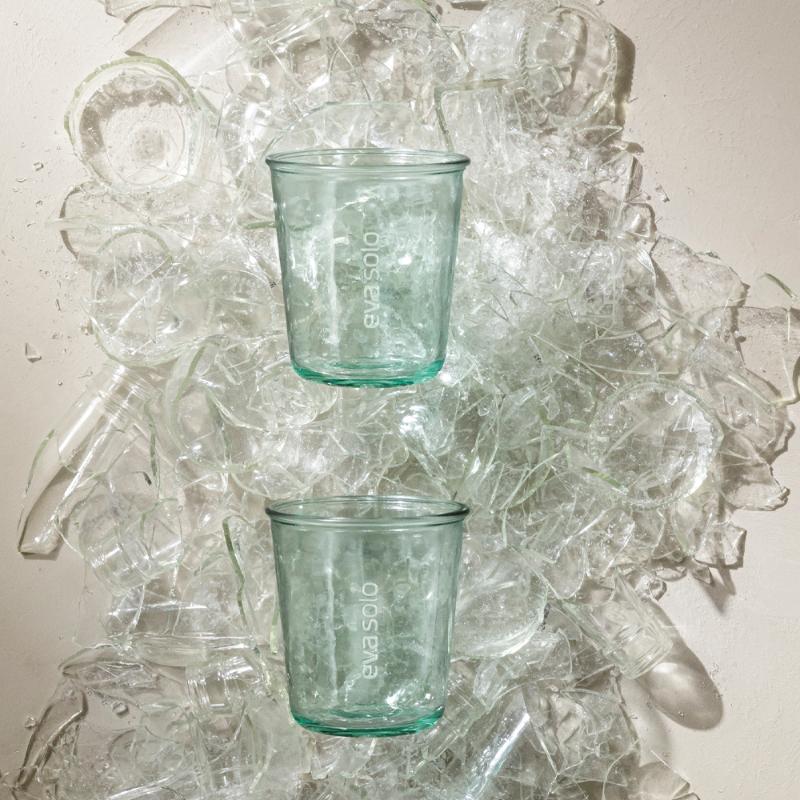 Recycled drikkeglass 30 cl 4 stk