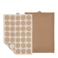 Bubbles kjøkkenhåndkle 50x70 cm 2 stk warm taupe